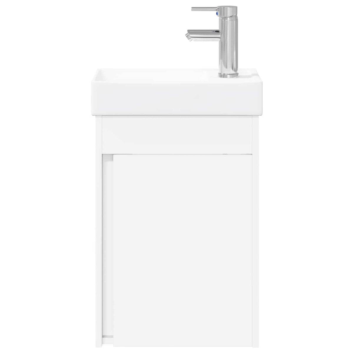 Bathroom Vanity Unit with Tap 40.5 x 22.5 x 62 cm White