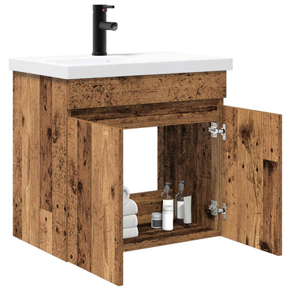 vidaXL Bathroom Vanity Unit with Tap Old Wood 61 x 40 x 74.5 cm 3