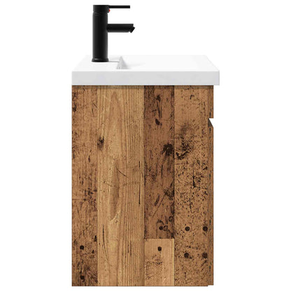 vidaXL Bathroom Vanity Unit with Tap Old Wood 61 x 40 x 74.5 cm 6