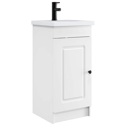 vidaXL Bathroom Vanity with Sink White 42 x 40 x 84.5 cm 2