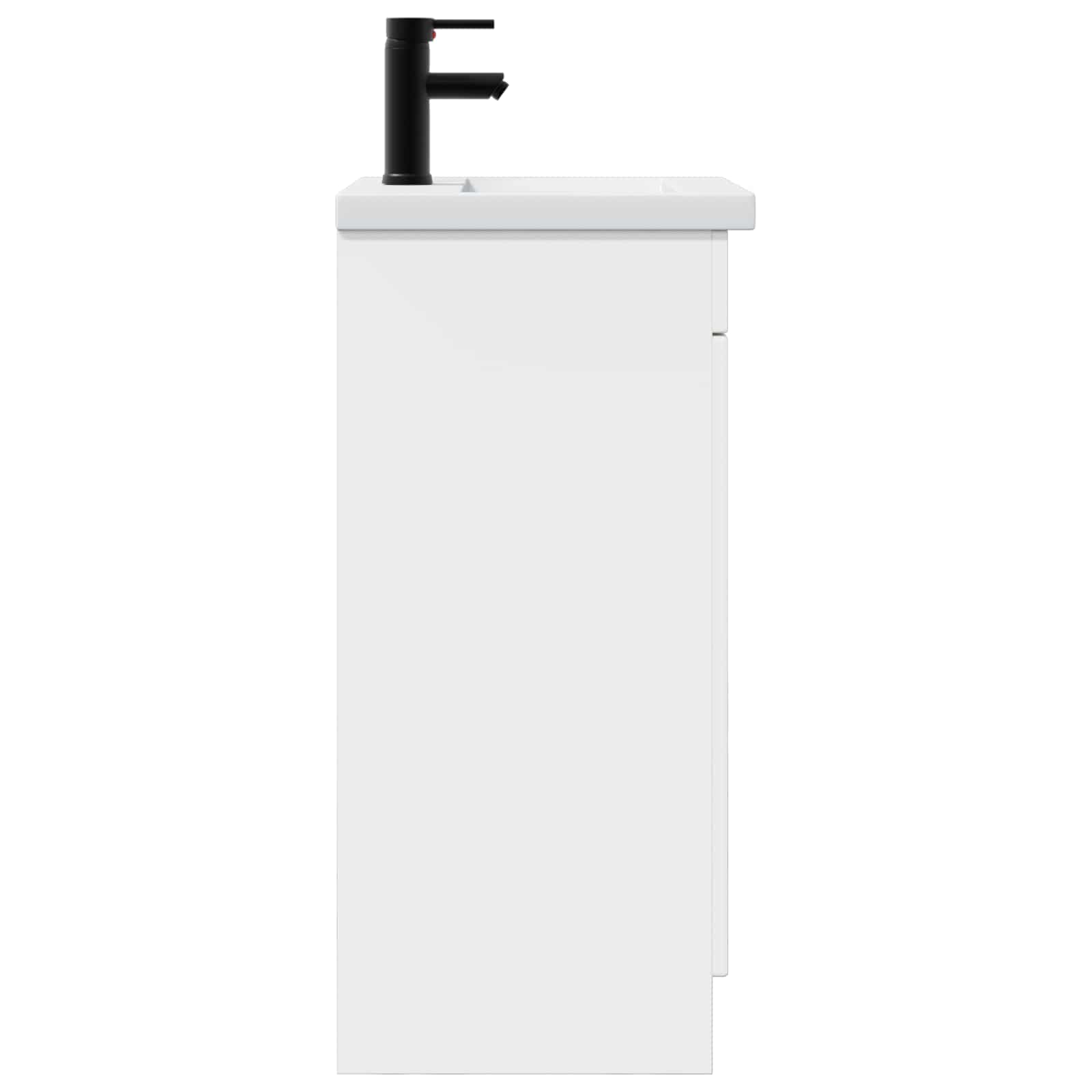 vidaXL Bathroom Vanity with Sink White 42 x 40 x 84.5 cm 5
