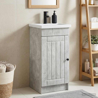 vidaXL Bathroom Vanity with Sink 42 x 40 x 84.5 cm Depth 40 cm