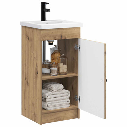Bathroom Vanity with Sink 42 x 40 x 84.5 cm Depth 40 cm Artisan oak