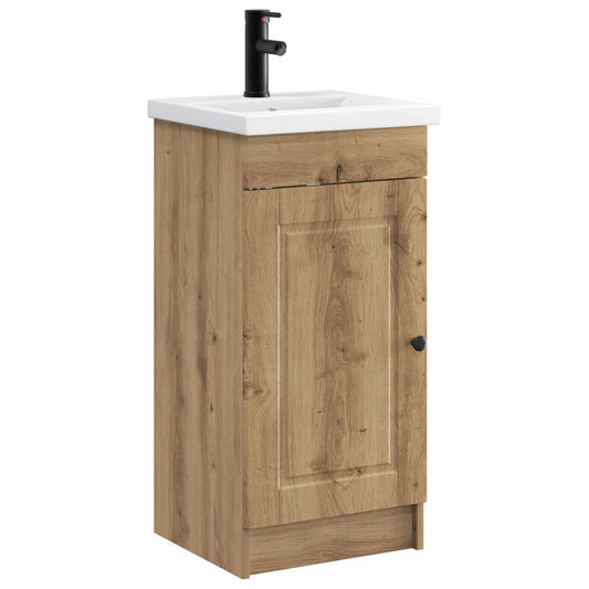 Bathroom Vanity with Sink 42 x 40 x 84.5 cm Depth 40 cm Artisan oak