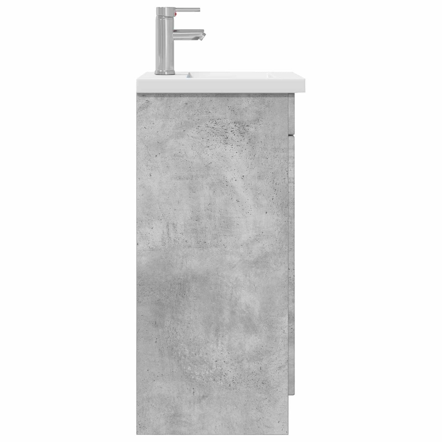 vidaXL Bathroom Vanity with Sink Concrete Grey 42 x 40 x 84.5 cm 5
