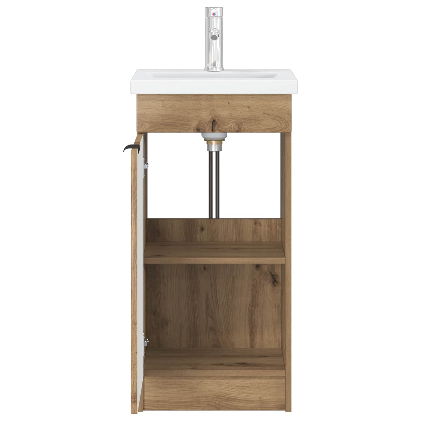 vidaXL Bathroom Vanity with Sink Artisan Oak 42 x 40 x 84.5 cm 4
