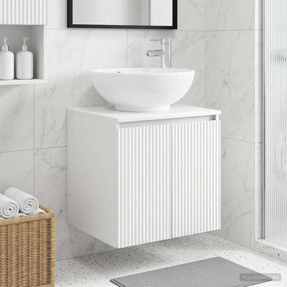 vidaXL Wall-mounted Bathroom Sink Cabinet