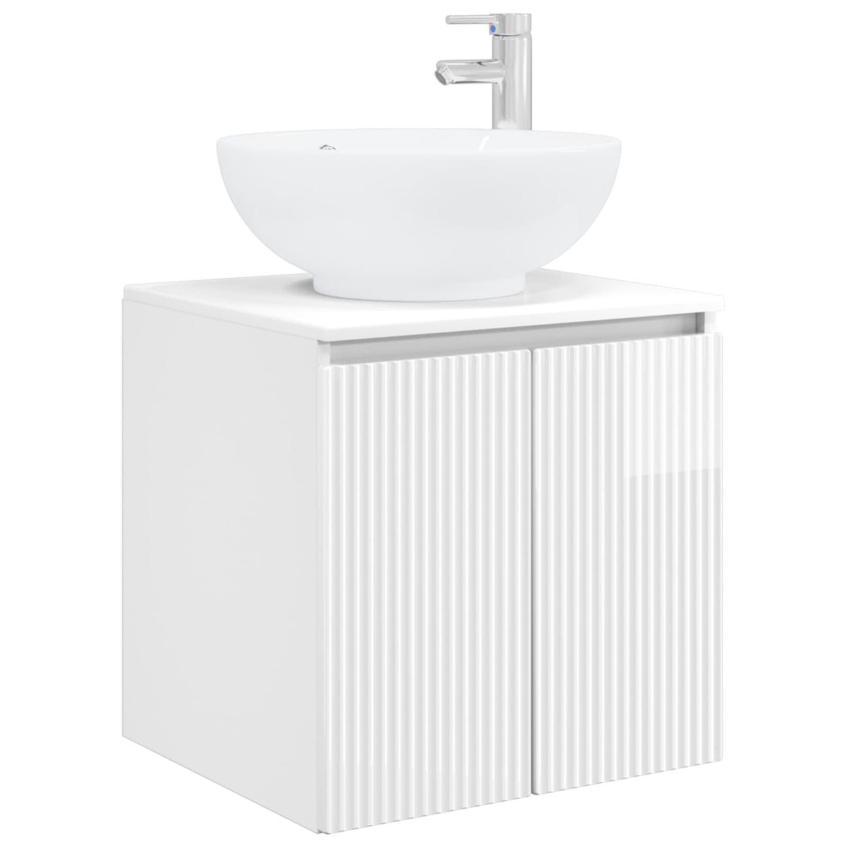 Wall-mounted Bathroom Sink Cabinet High gloss white