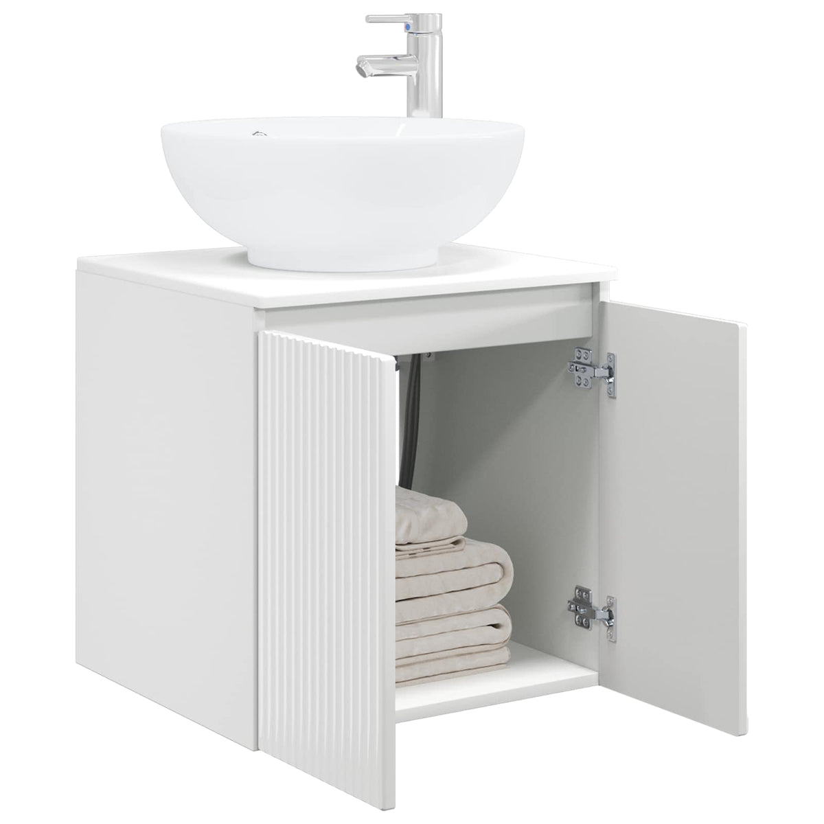 Wall-mounted Bathroom Sink Cabinet High gloss white