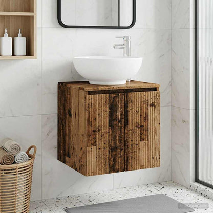 vidaXL Wall-mounted Bathroom Sink Cabinet