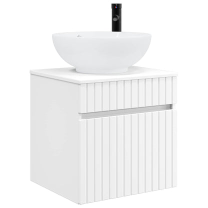 vidaXL Wall-mounted Sink Vanity White 49 x 44.5 x 66.5 cm 2