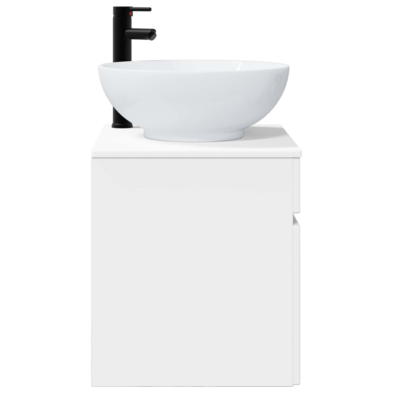 vidaXL Wall-mounted Sink Vanity White 49 x 44.5 x 66.5 cm 3