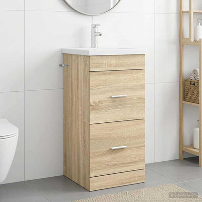 vidaXL Bathroom Vanity with Sink 42 x 40 x 84.5 cm