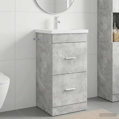 vidaXL Bathroom Vanity with Sink 42 x 40 x 84.5 cm
