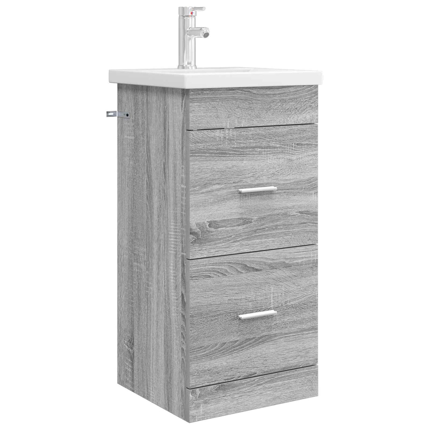 vidaXL Bathroom Vanity with Sink Grey Sonoma 42 x 40 x 84.5 cm 2