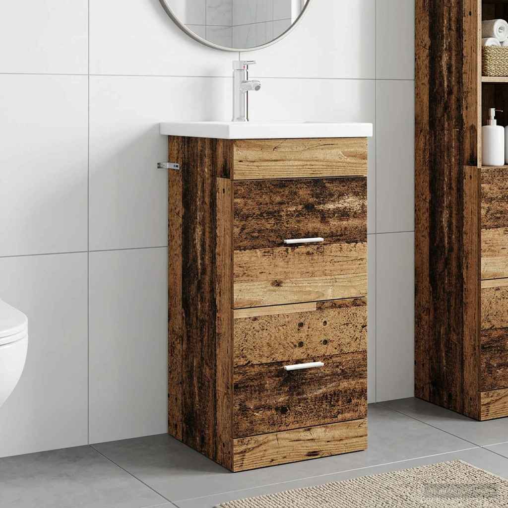 vidaXL Bathroom Vanity with Sink 42 x 40 x 84.5 cm