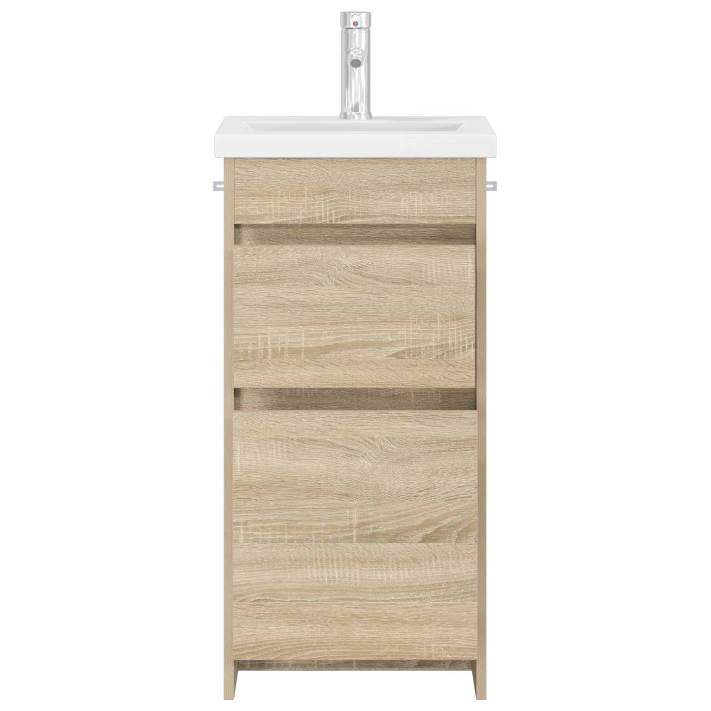 vidaXL Bathroom Vanity with Sink Sonoma Oak 42 x 40 x 84.5 cm 3