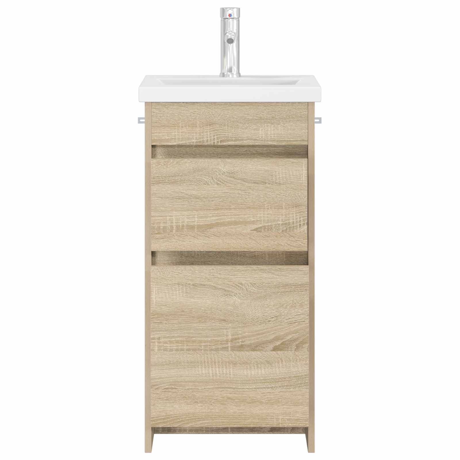 vidaXL Bathroom Vanity with Sink Sonoma Oak 42 x 40 x 84.5 cm 3