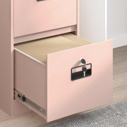 vidaXL File Cabinet Geometric Pink 44 x 50 x 139 cm Cold-Rolled Steel 5