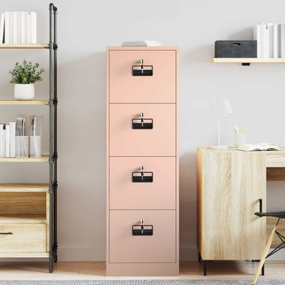 vidaXL File Cabinet Geometric Pink 44 x 50 x 139 cm Cold-Rolled Steel 4