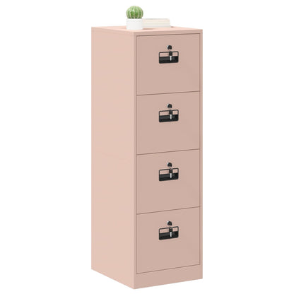 vidaXL File Cabinet Geometric Pink 44 x 50 x 139 cm Cold-Rolled Steel 3