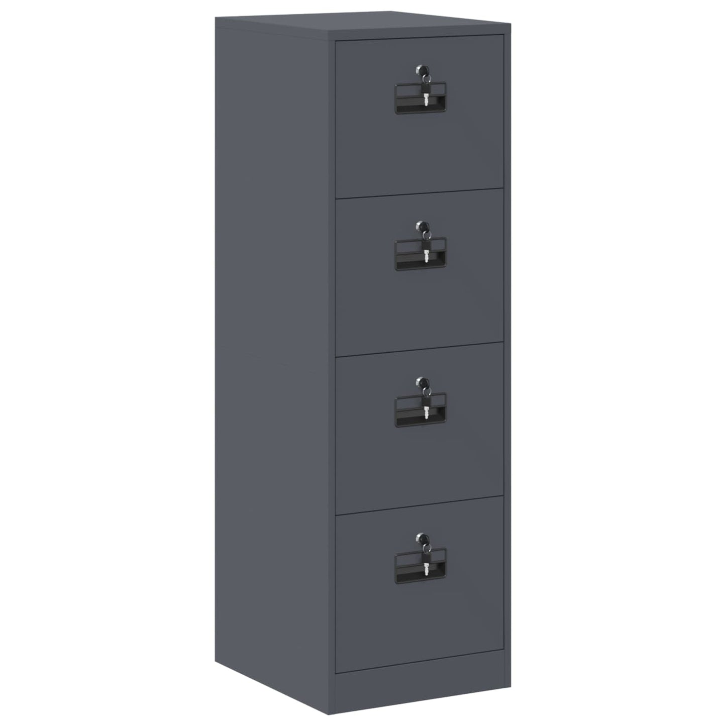 vidaXL File Cabinet Anthracite 44 x 50 x 139 cm Cold-Rolled Steel 2