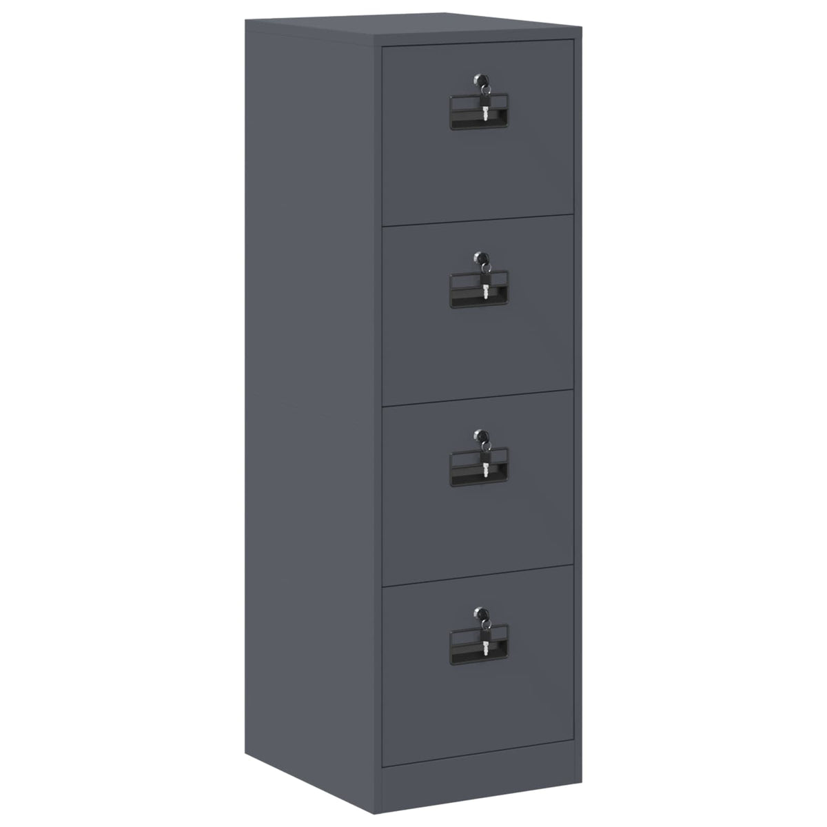 File Cabinet Cold-Rolled Steel Width 44 cm Anthracite