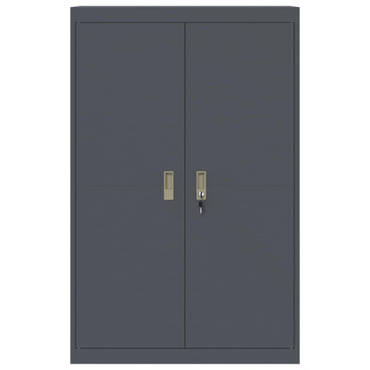 vidaXL Storage Cabinet Anthracite 90 x 40 x 140 cm Steel 6