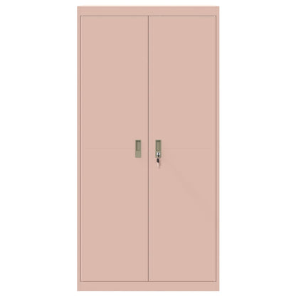 vidaXL Storage Cabinet Pink 90 x 40 x 180 cm Steel 6