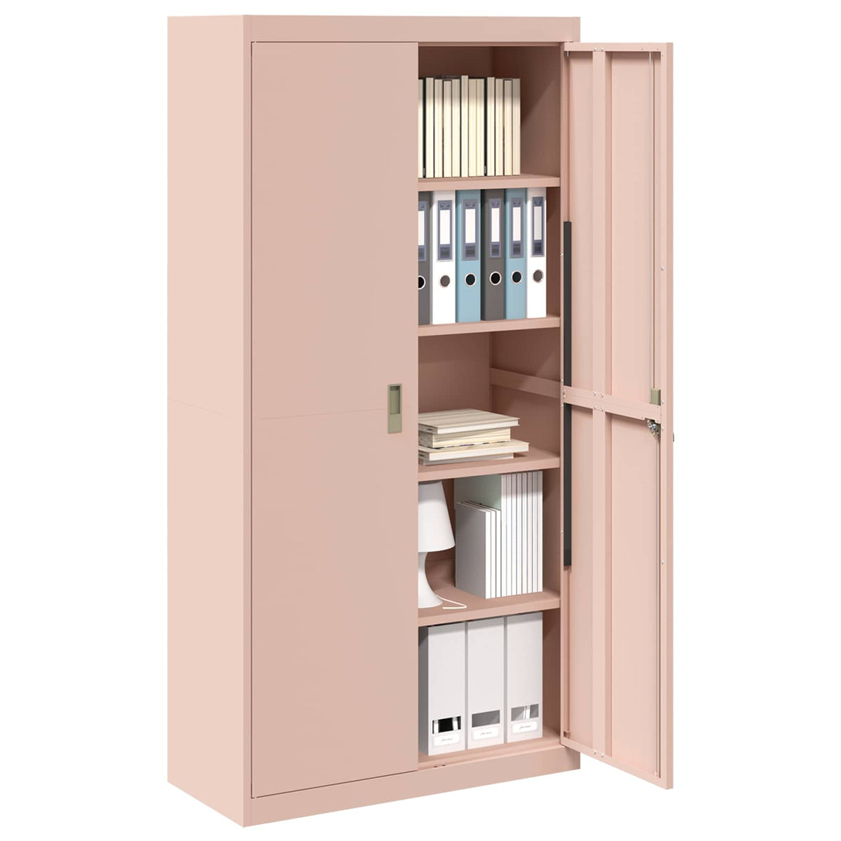 vidaXL Storage Cabinet Pink 90 x 40 x 180 cm Steel 3