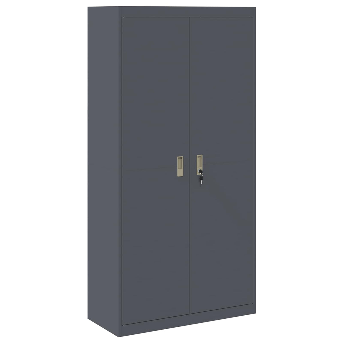 vidaXL Storage Cabinet Anthracite 90 x 40 x 180 cm Steel 2