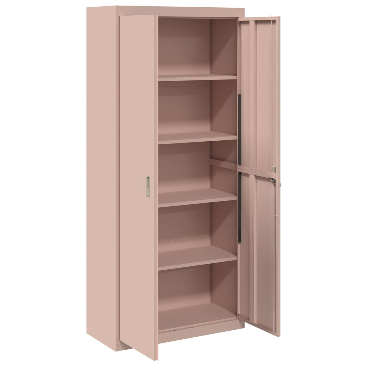vidaXL Storage Cabinet Pink 90 x 40 x 200 cm Steel 5
