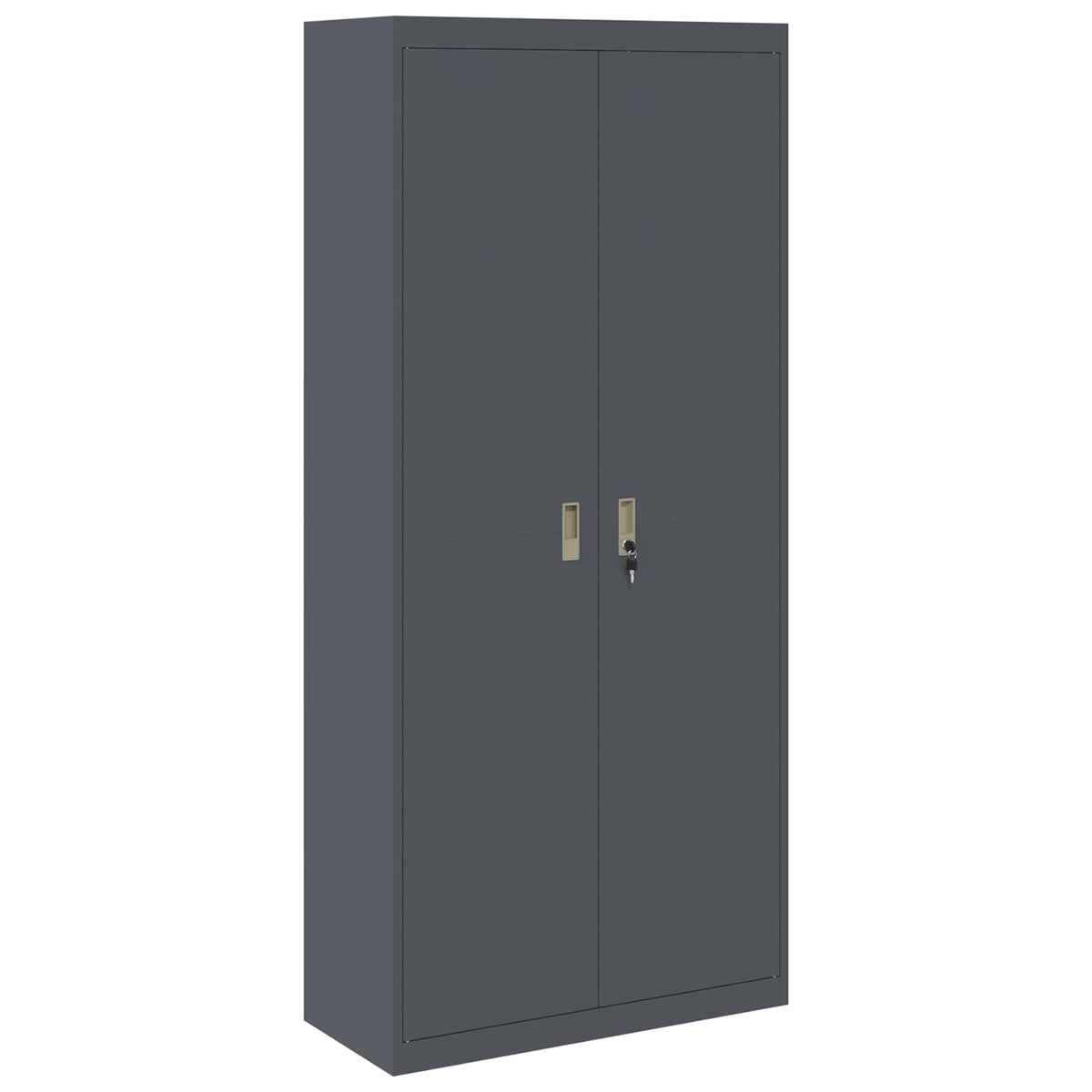 vidaXL Storage Cabinet Anthracite 90 x 40 x 200 cm Steel 2
