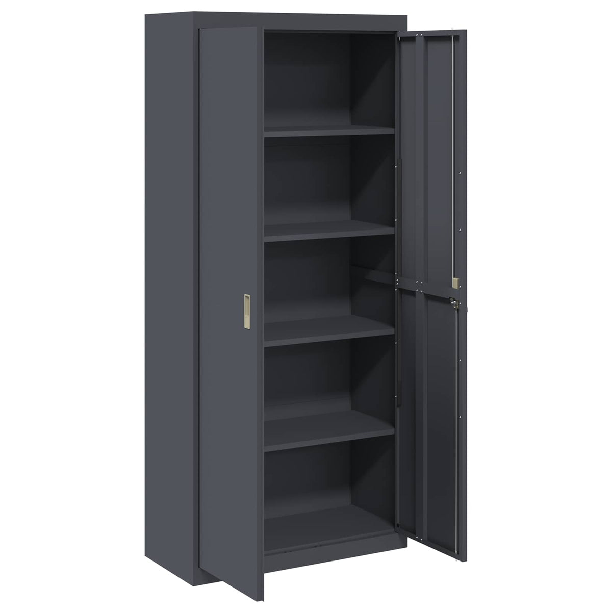 vidaXL Storage Cabinet Anthracite 90 x 40 x 200 cm Steel 5