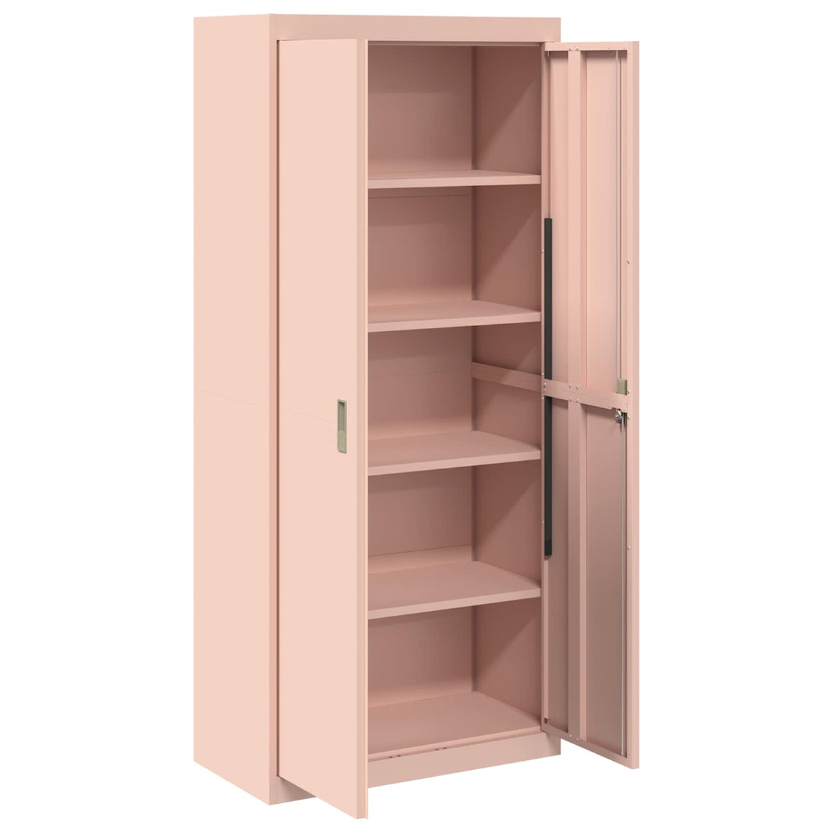 vidaXL Storage Cabinet Pink 80 x 40 x180 cm Steel 5