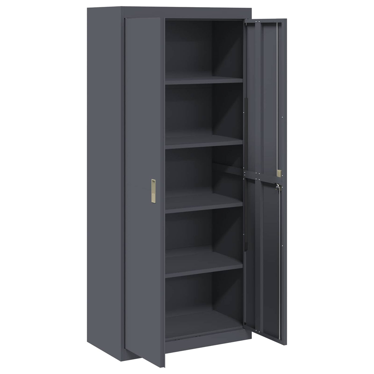 vidaXL Storage Cabinet Anthracite 80 x 40 x180 cm Steel 5