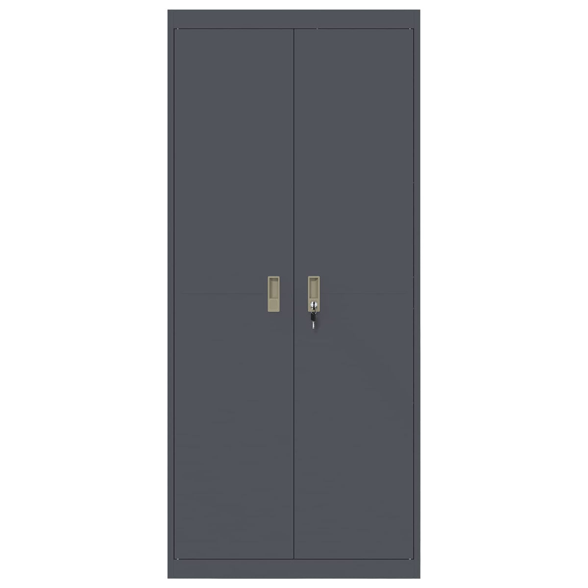 vidaXL Storage Cabinet Anthracite 80 x 40 x180 cm Steel 6