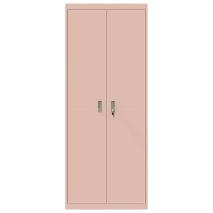 vidaXL Storage Cabinet Pink 80 x 40 x200 cm Steel 6