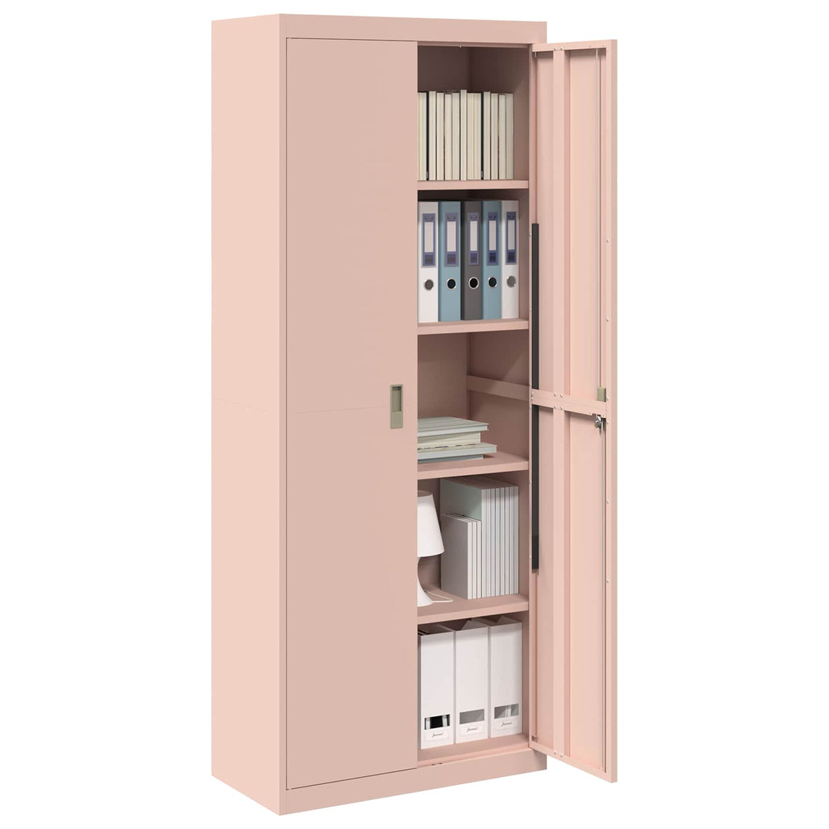 vidaXL Storage Cabinet Pink 80 x 40 x200 cm Steel 3