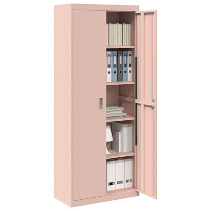 vidaXL Storage Cabinet Pink 80 x 40 x200 cm Steel 3