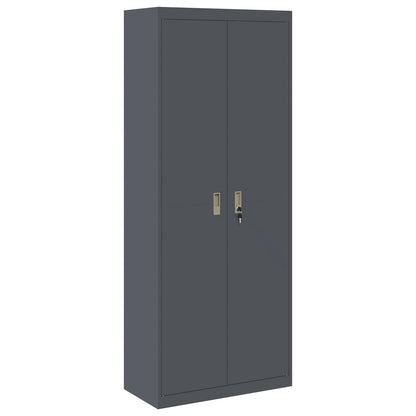 vidaXL Storage Cabinet Anthracite 80 x 40 x200 cm Steel 2