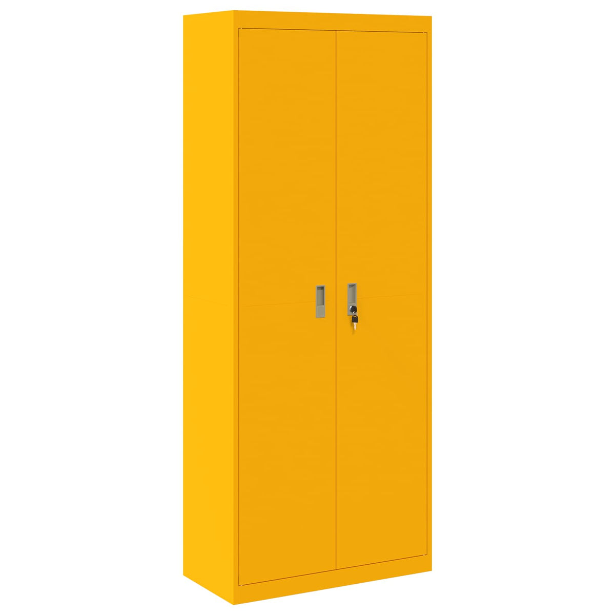 vidaXL Storage Cabinet Mustard Yellow 80 x 40 x200 cm Steel 2