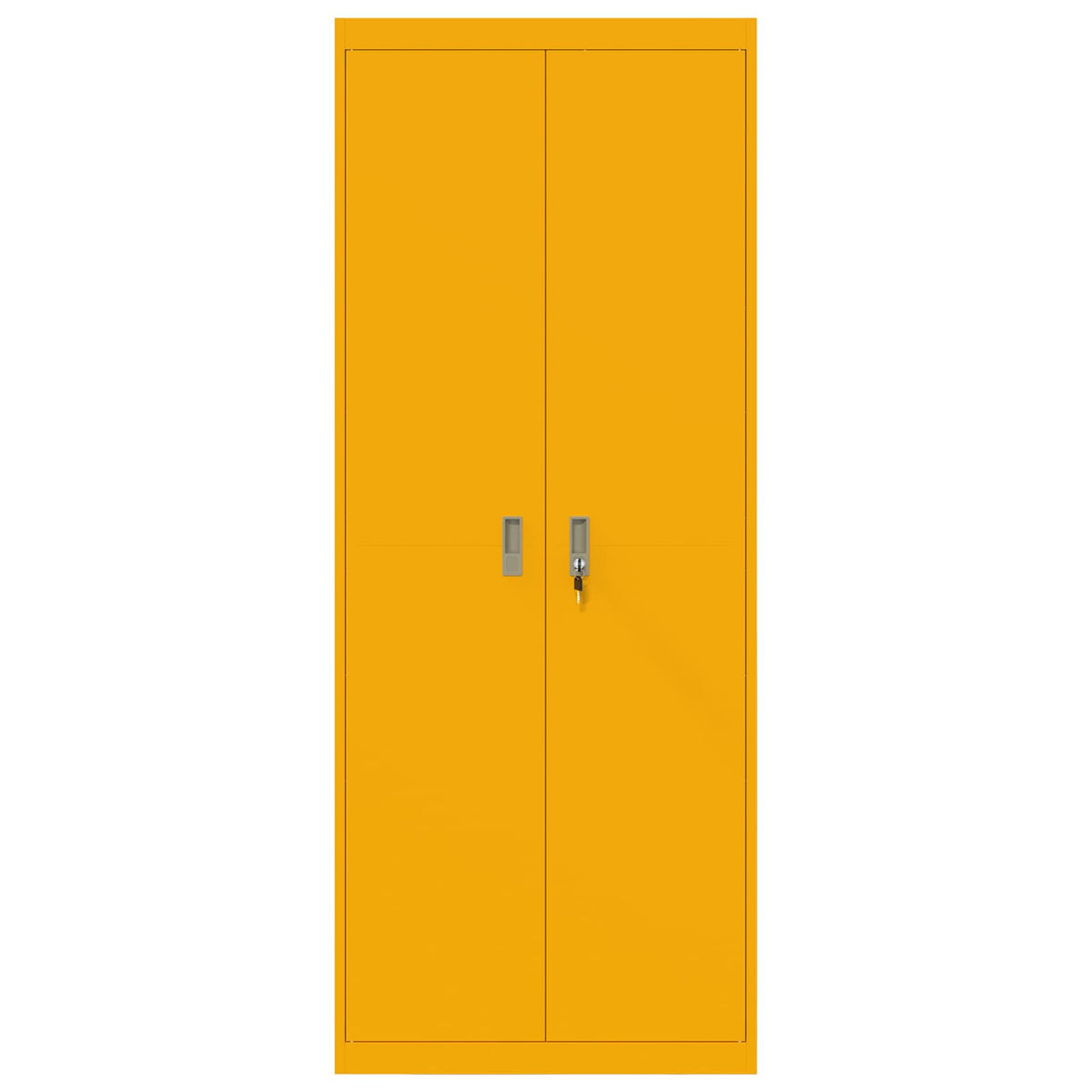 vidaXL Storage Cabinet Mustard Yellow 80 x 40 x200 cm Steel 6