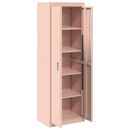 vidaXL Storage Cabinet Pink 60 x 40 x180 cm Steel 5