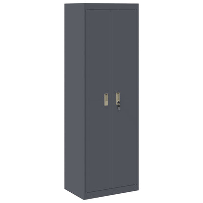 vidaXL Storage Cabinet Anthracite 60 x 40 x180 cm Steel 2