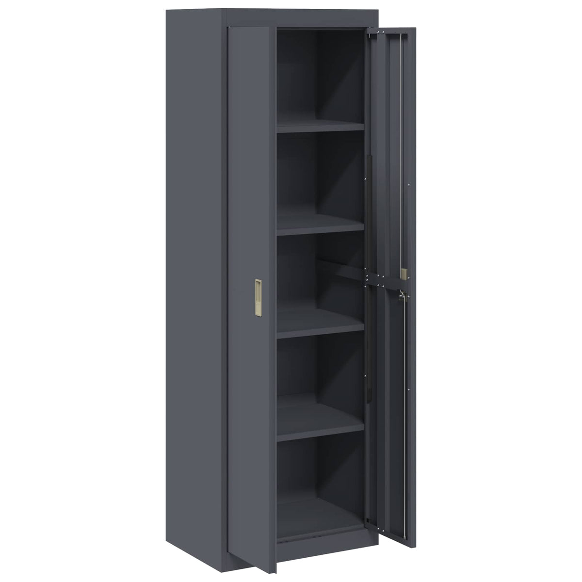 vidaXL Storage Cabinet Anthracite 60 x 40 x180 cm Steel 5