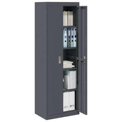 vidaXL Storage Cabinet Anthracite 60 x 40 x180 cm Steel 3