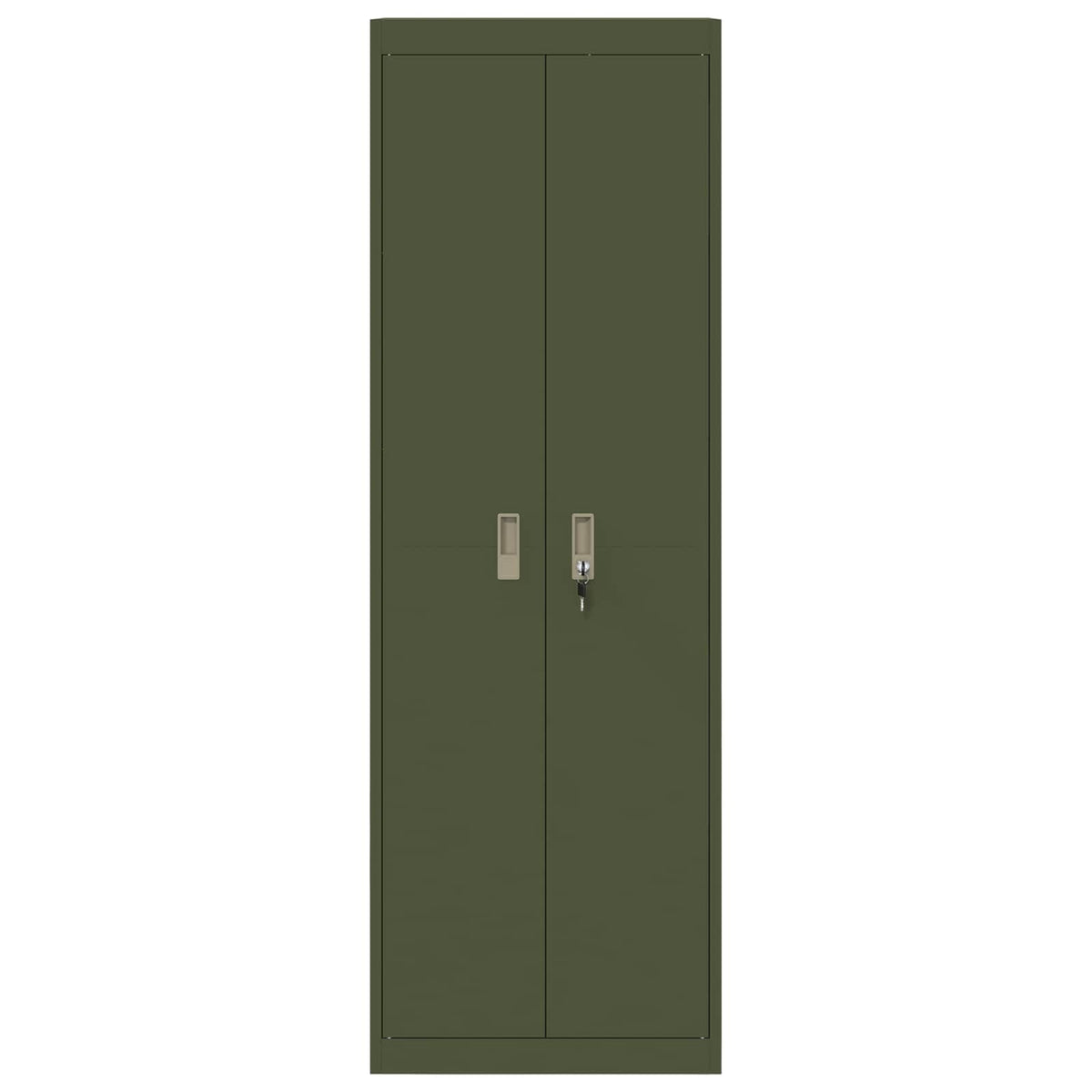 vidaXL Storage Cabinet Olive Green 60 x 40 x180 cm Steel 6