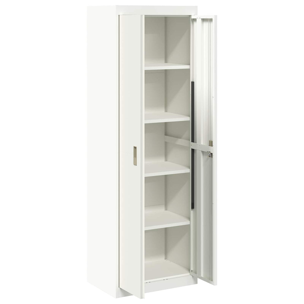 vidaXL Storage Cabinet White 60 x 40 x180 cm Steel 5