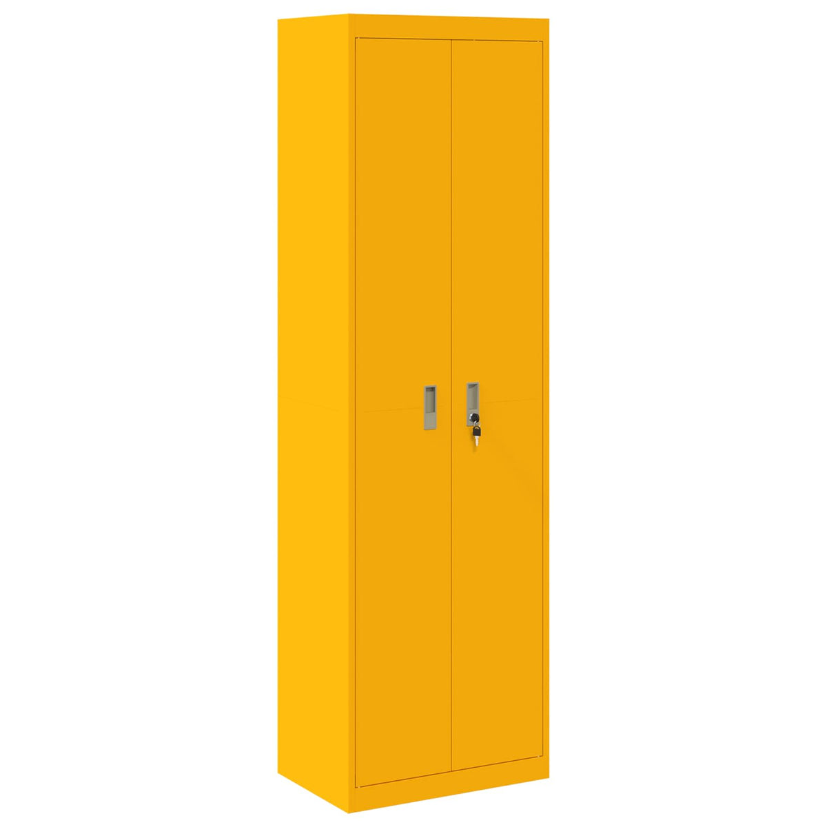 vidaXL Storage Cabinet Mustard Yellow 60 x 40 x200 cm Steel 2